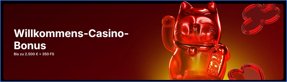 Willkommensbonus im Vulkan Spiele Casino mit bis zu 2.500 € und 350 Freispielen